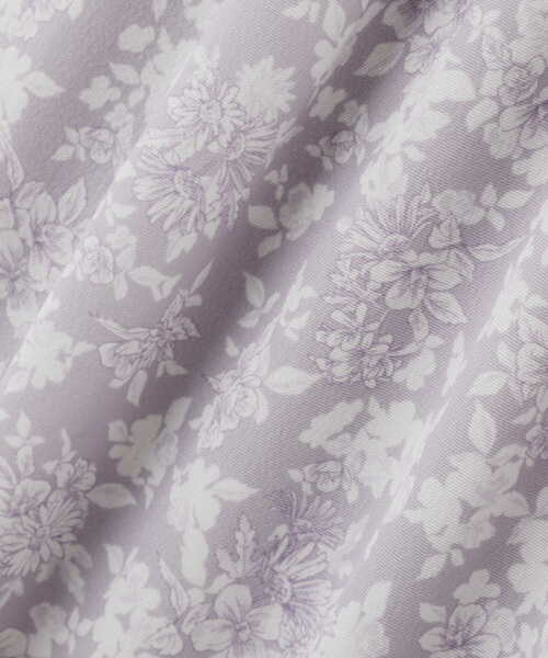 PROPORTION BODY DRESSING(プロポーションボディドレッシング)の「フラワープリントフロントボタンワンピース / 1212140103(ワンピース・レディース・ベージュ/グレー・SMALL/MEDIUM)」の6枚目の写真