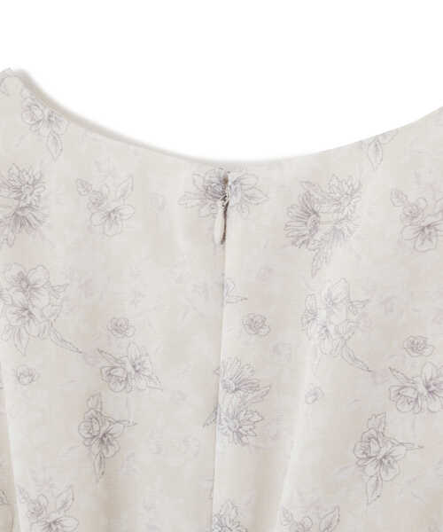 PROPORTION BODY DRESSING(プロポーションボディドレッシング)の「フラワープリントフロントボタンワンピース / 1212140103(ワンピース・レディース・ベージュ/グレー・SMALL/MEDIUM)」の18枚目の写真