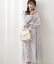 PROPORTION BODY DRESSING | フラワープリントフロントボタンワンピース / 1212140103(ワンピース)
