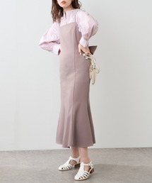 natural couture | 【WEB限定カラー有り】おしゃれマーメイドリボンキャミワンピース(ワンピース)