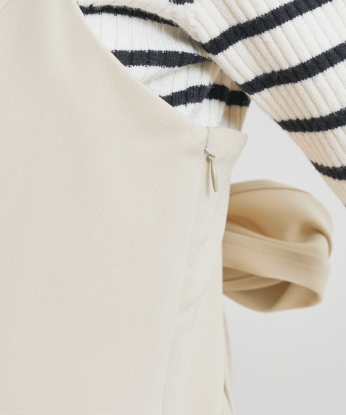 natural couture(ナチュラルクチュール)の「【WEB限定カラー有り】おしゃれマーメイドリボンキャミワンピース(ワンピース・レディース・ブラック/ブルー/モカ/ライトベージュ/グリーン系・FREE)」の16枚目の写真