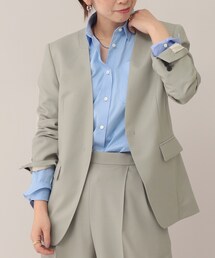 UNTITLED | マニッシュトロピカル ベーシックジャケット(ノーカラージャケット)