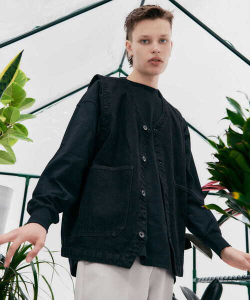 SENSE OF PLACE by URBAN RESEARCH（センスオブプレイスバイアーバンリサーチ）の「エクストラルーズロンTシャツ（Tシャツ/カットソー・メンズ・ホワイト/ブラック/グリーン・MEDIUM/LARGE）」の3枚目の写真