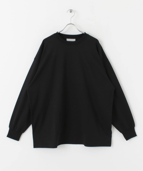 SENSE OF PLACE by URBAN RESEARCH（センスオブプレイスバイアーバンリサーチ）の「エクストラルーズロンTシャツ（Tシャツ/カットソー・メンズ・ホワイト/ブラック/グリーン・MEDIUM/LARGE）」の4枚目の写真