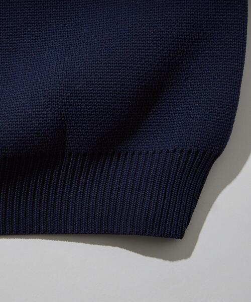 green label relaxing(グリーンレーベルリラクシング)の「【WEB限定】<GLR or> ジャカード編み カレッジ ロゴ ニット -ユニセックス-(ニット/セーター・メンズ・ネイビー/グレー/ダークグリーン・S/L/M)」の9枚目の写真