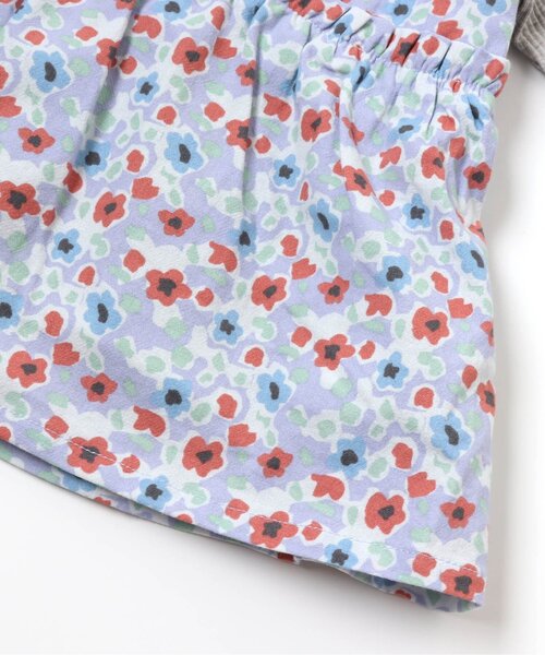 BREEZE（ブリーズ）の「/花柄キャミドッキングトップス（Tシャツ/カットソー・キッズ・グレー/アイボリー・90/100/110/120/80/130/140）」の14枚目の写真