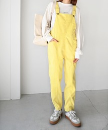 CANAL JEAN（キャナルジーン）の「arc　フェイクスエードサロペット（サロペット/オーバーオール）」