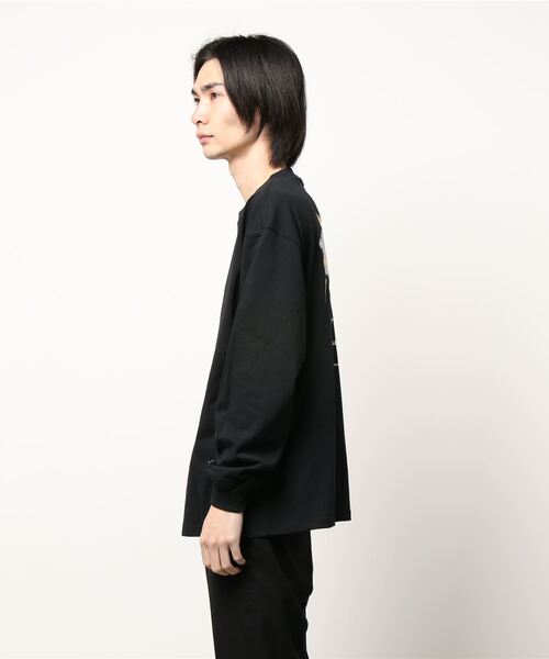 （What it isNt）ART BY MARKGONZALES（ワットイットイズント）の「【(What it isNt)】イラストプリントロンＴ（Tシャツ/カットソー・メンズ・サックスブルー/ホワイト/ブラック・S/XL/L/M）」の7枚目の写真