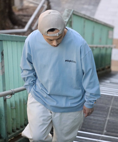 （What it isNt）ART BY MARKGONZALES（ワットイットイズント）の「【(What it isNt)】イラストプリントロンＴ（Tシャツ/カットソー・メンズ・サックスブルー/ホワイト/ブラック・S/XL/L/M）」の10枚目の写真