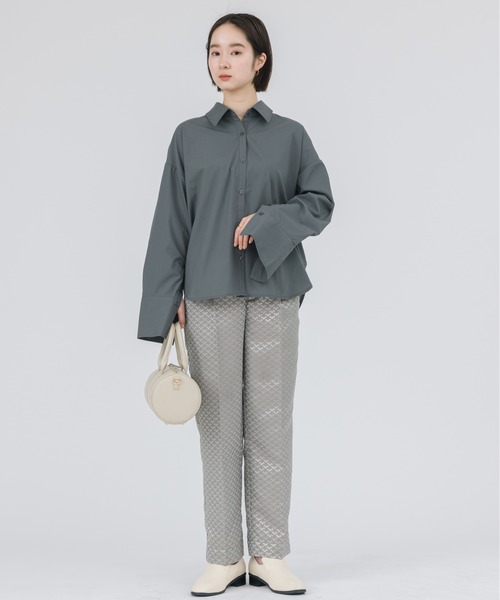 NEUNA（ヌナ）の「アームスリット2wayロングシャツ（シャツ/ブラウス