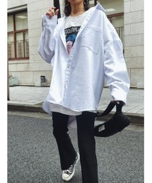 Original over silhouette denim shirt