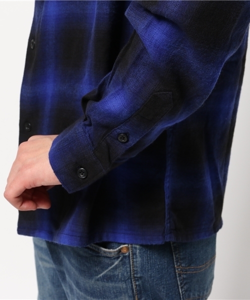 WEGO(ウィゴー)の「WEGO/オンブレチェックシャツ(シャツ/ブラウス・メンズ・ブルー/レッド・MEDIUM/LARGE)」の10枚目の写真