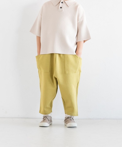 LOWRYS FARM(ローリーズファーム)の「サイドポケットカットパンツ 268597(その他パンツ・キッズ・チャコールグレー/グリーン/アイボリー・110cm/120cm/130cm/140cm/150cm)」の1枚目の写真