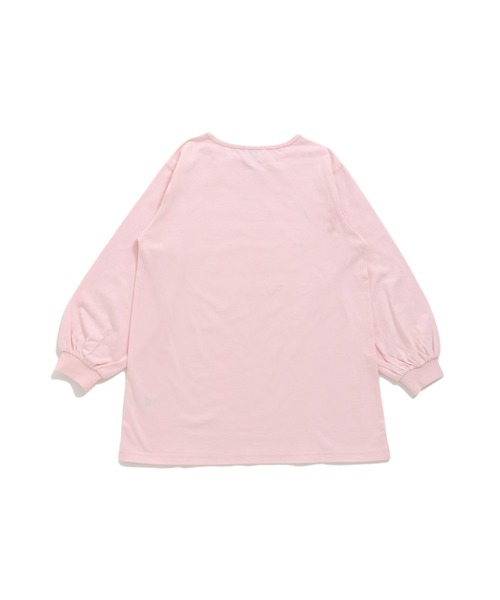 JENNI love（ジェニィラブ）の「ロング丈ハートクロスロンT（Tシャツ/カットソー・キッズ・ブラック/ピンク/イエロー・130cm/140cm/150cm/160cm）」の5枚目の写真