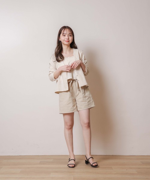 flower（フラワー）の「ジャーニーセットトップ（アンサンブル・レディース・パープル/アイボリー・FREE）」の3枚目の写真