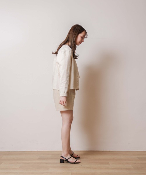 flower（フラワー）の「ジャーニーセットトップ（アンサンブル・レディース・パープル/アイボリー・FREE）」の4枚目の写真