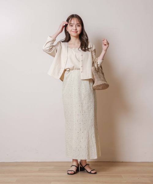 flower（フラワー）の「ジャーニーセットトップ（アンサンブル・レディース・パープル/アイボリー・FREE）」の9枚目の写真