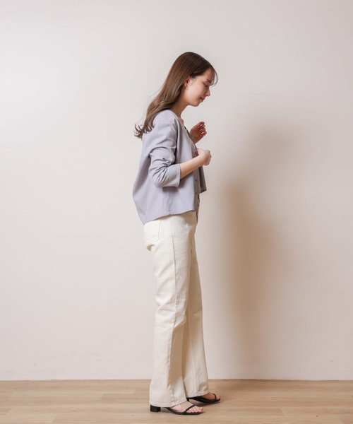 flower（フラワー）の「ジャーニーセットトップ（アンサンブル・レディース・パープル/アイボリー・FREE）」の14枚目の写真