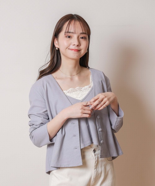 flower（フラワー）の「ジャーニーセットトップ（アンサンブル・レディース・パープル/アイボリー・FREE）」の17枚目の写真