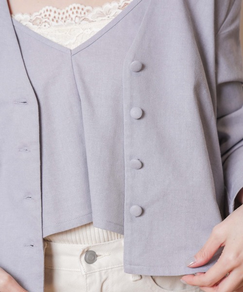 flower（フラワー）の「ジャーニーセットトップ（アンサンブル・レディース・パープル/アイボリー・FREE）」の20枚目の写真