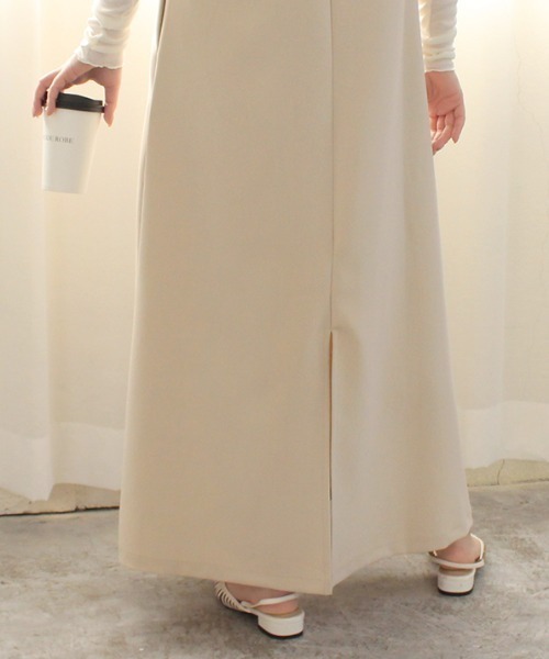 MODE ROBE（モードローブ）の「2WAY Vネックワンピース（ワンピース・レディース・アイボリー/ブラック/ベージュ・FREE）」の9枚目の写真