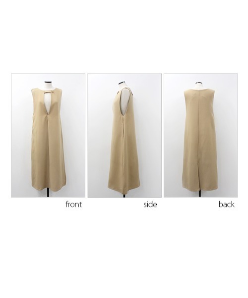 MODE ROBE（モードローブ）の「2WAY Vネックワンピース（ワンピース・レディース・アイボリー/ブラック/ベージュ・FREE）」の20枚目の写真