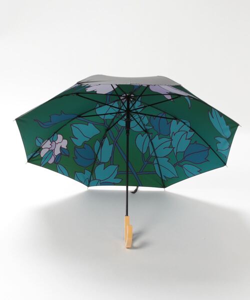 カヤ（カヤ）の「【カヤ】和の赴き傘 天井画日傘 晴雨兼用（長傘・レディース・レッド/ブルーグリーン/その他/イエロー×グリーン・FREE）」の8枚目の写真