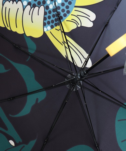 カヤ（カヤ）の「【カヤ】和の赴き傘 天井画日傘 晴雨兼用（長傘・レディース・レッド/ブルーグリーン/その他/イエロー×グリーン・FREE）」の19枚目の写真