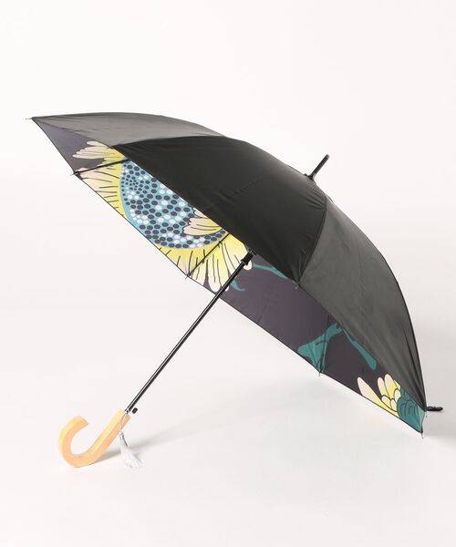 カヤ（カヤ）の「【カヤ】和の赴き傘 天井画日傘 晴雨兼用（長傘・レディース・レッド/ブルーグリーン/その他/イエロー×グリーン・FREE）」の17枚目の写真