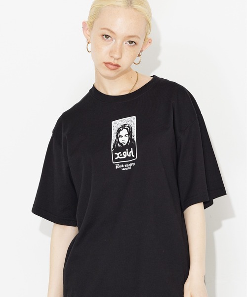 NOISE FACE S/S TEE/ノイズフェイス Tシャツ（Tシャツ/カットソー）｜X