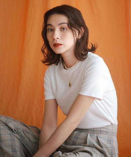 PETIT BATEAU（プチバトー）の「【別注】＜ PETIT BATEAU (プチバトー)＞ プリント ショートスリーブ Tシャツ（Tシャツ/カットソー・レディース・オフホワイト/ブラック/その他1/その他2・M）」の6枚目の写真