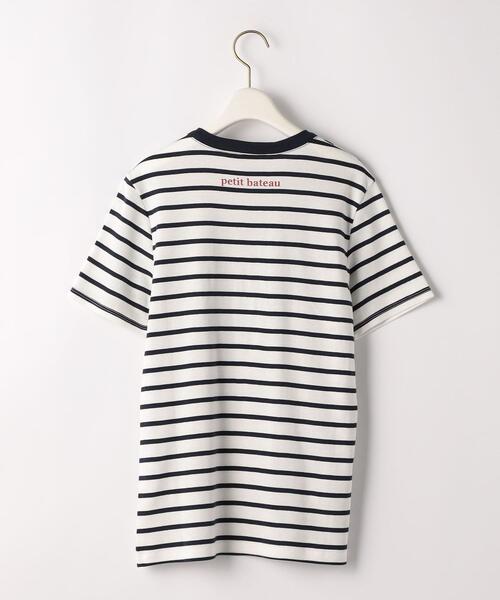 PETIT BATEAU（プチバトー）の「【別注】＜ PETIT BATEAU (プチバトー)＞ プリント ショートスリーブ Tシャツ（Tシャツ/カットソー・レディース・オフホワイト/ブラック/その他1/その他2・M）」の14枚目の写真