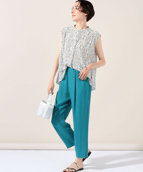 NOLLEY’S(ノーリーズ)の「◇【WEB限定】ジュピターインゴムパンツ(その他パンツ・レディース・ベビーピンク/ベージュ/ピンク/ブラック/ネイビー/ミント・40/38/36/34)」の22枚目の写真