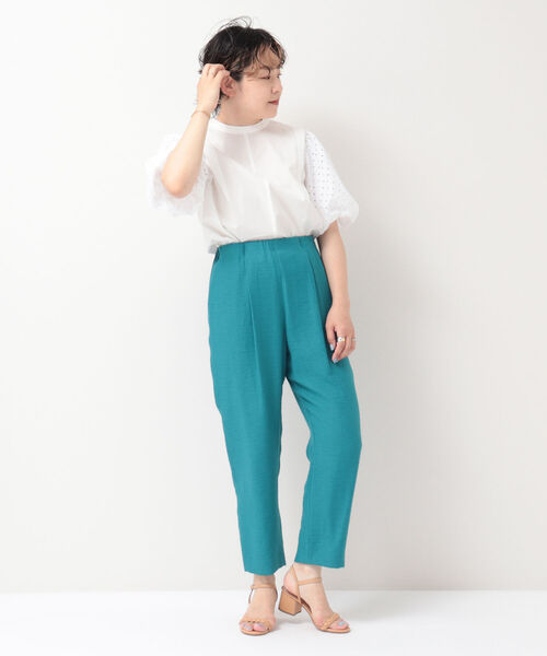 NOLLEY’S(ノーリーズ)の「◇【WEB限定】ジュピターインゴムパンツ(その他パンツ・レディース・ベビーピンク/ベージュ/ピンク/ブラック/ネイビー/ミント・40/38/36/34)」の21枚目の写真