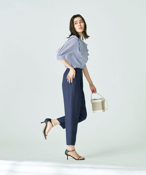 NOLLEY’S(ノーリーズ)の「◇【WEB限定】ジュピターインゴムパンツ(その他パンツ・レディース・ベビーピンク/ベージュ/ピンク/ブラック/ネイビー/ミント・40/38/36/34)」の19枚目の写真