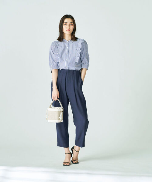 NOLLEY’S(ノーリーズ)の「◇【WEB限定】ジュピターインゴムパンツ(その他パンツ・レディース・ベビーピンク/ベージュ/ピンク/ブラック/ネイビー/ミント・40/38/36/34)」の18枚目の写真