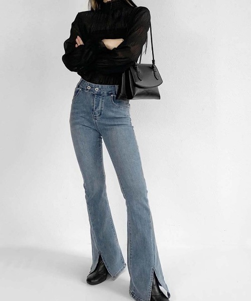 LVEU.（ラブユ.）の「Faux leather shoulder bag / 合皮ショルダーバッグ（ショルダーバッグ・レディース・ブラック・FREE）」の10枚目の写真