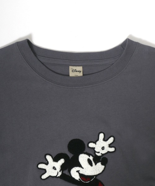 Disney(ディズニー)の「Disney/ディズニー ミッキー ドナルド サガラ刺繍Tシャツ(Tシャツ/カットソー・レディース・ホワイト/オリーブ/エメラルド/スミクロ・M/L)」の17枚目の写真