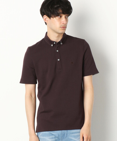 COMME CA COMMUNE(コムサコミューン)の「バーズアイ ポロシャツ(ポロシャツ・メンズ・ホワイト/ブラック/ダークブラウン/ネイビー/ブルー/グリーン・LARGE/MEDIUM/SMALL/X-LARGE)」の3枚目の写真