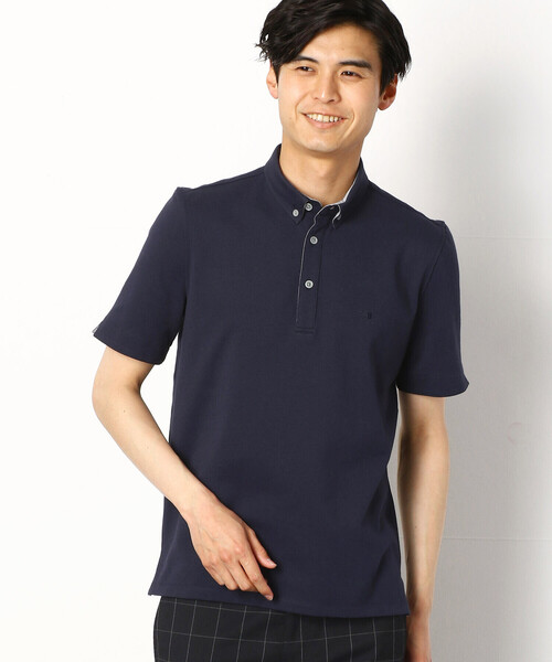 COMME CA COMMUNE(コムサコミューン)の「バーズアイ ポロシャツ(ポロシャツ・メンズ・ホワイト/ブラック/ダークブラウン/ネイビー/ブルー/グリーン・LARGE/MEDIUM/SMALL/X-LARGE)」の5枚目の写真