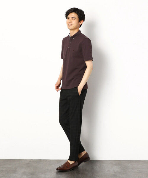 COMME CA COMMUNE(コムサコミューン)の「バーズアイ ポロシャツ(ポロシャツ・メンズ・ホワイト/ブラック/ダークブラウン/ネイビー/ブルー/グリーン・LARGE/MEDIUM/SMALL/X-LARGE)」の10枚目の写真