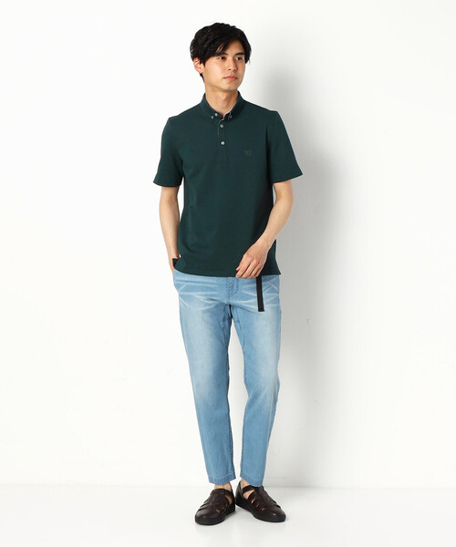 COMME CA COMMUNE(コムサコミューン)の「バーズアイ ポロシャツ(ポロシャツ・メンズ・ホワイト/ブラック/ダークブラウン/ネイビー/ブルー/グリーン・LARGE/MEDIUM/SMALL/X-LARGE)」の13枚目の写真