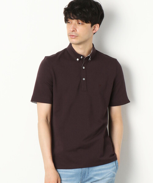 COMME CA COMMUNE(コムサコミューン)の「バーズアイ ポロシャツ(ポロシャツ・メンズ・ホワイト/ブラック/ダークブラウン/ネイビー/ブルー/グリーン・LARGE/MEDIUM/SMALL/X-LARGE)」の15枚目の写真