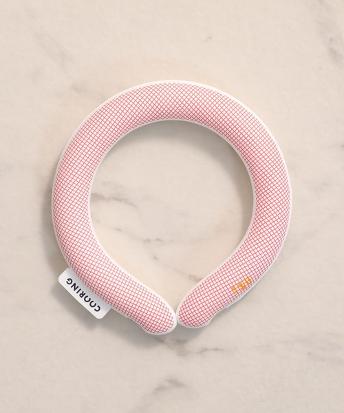 ap retro（アプレトロ）の「ISU COORING(アイス クーリング ) クーリングネックチューブ （オトナ）28℃（アウトドアグッズ・レディース・ホワイト/チェック/ドット/ライム/ライトピンク/ピンク/ブラック/ブルー/A/カモフラージュ・MEDIUM/LARGE）」の7枚目の写真