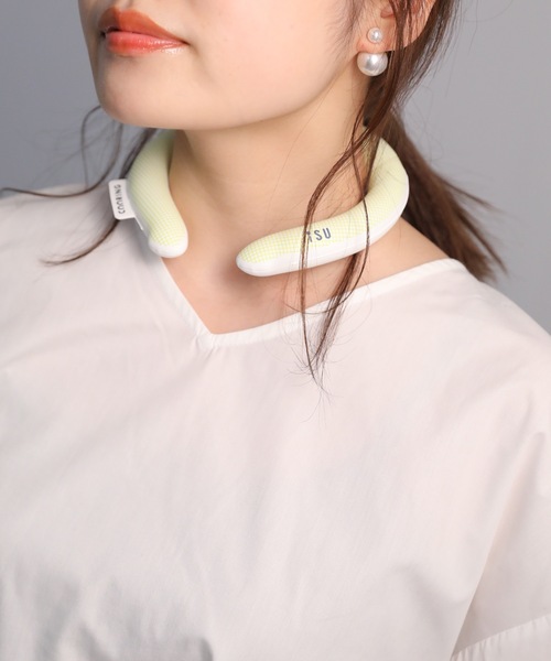 ap retro（アプレトロ）の「ISU COORING(アイス クーリング ) クーリングネックチューブ （オトナ）28℃（アウトドアグッズ・レディース・ホワイト/チェック/ドット/ライム/ライトピンク/ピンク/ブラック/ブルー/A/カモフラージュ・MEDIUM/LARGE）」の22枚目の写真