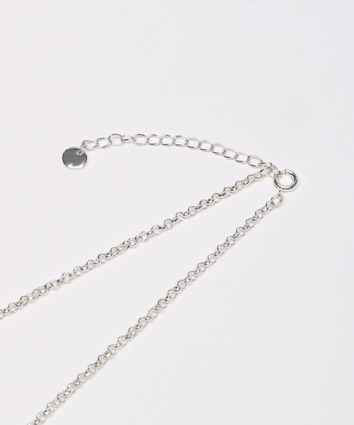 PAGEBOY（ページボーイ）の「ターコイズプレートネックレス（ネックレス・レディース・シルバー・FREE）」の7枚目の写真