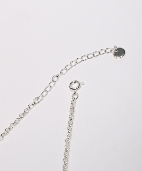 PAGEBOY（ページボーイ）の「ターコイズプレートネックレス（ネックレス・レディース・シルバー・FREE）」の8枚目の写真