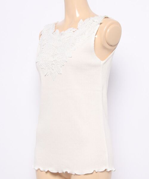 Samansa Mos2 blue（サマンサモスモスブルー）の「前後2WAYモチーフ