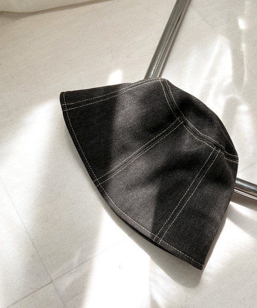 Bab（バブ）の「ステッチデザインキャンバスバケットハット（ハット・レディース・ブラック/ベージュ/アイボリー・ONESIZE）」の11枚目の写真