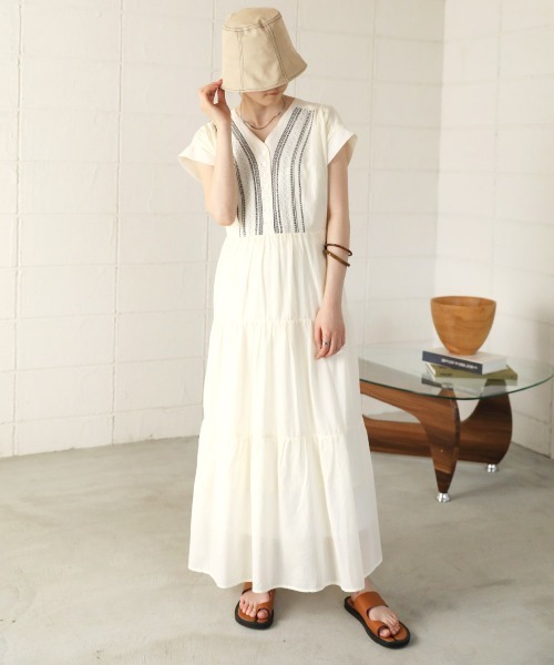 Bab（バブ）の「ステッチデザインキャンバスバケットハット（ハット・レディース・ブラック/ベージュ/アイボリー・ONESIZE）」の15枚目の写真